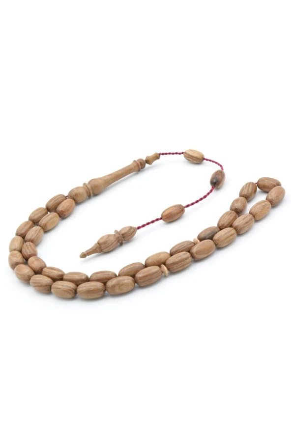 Usta İşi Takımlı Sistemli Kapsül Kesim Kördiken Ağacı Tesbih - Resim 3