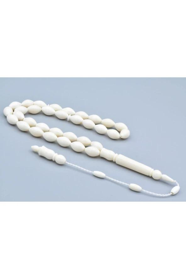 Usta İşi Sistemli Arpa Kesim Deve Kemiği Tesbih ürün görseli 1