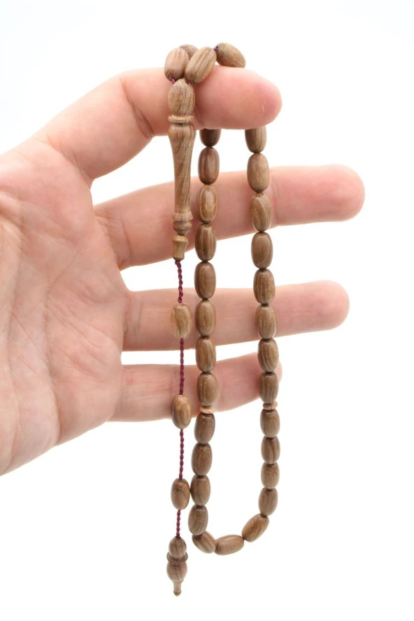 Usta İşi Takımlı Sistemli Kapsül Kesim Kördiken Ağacı Tesbih - Resim 4