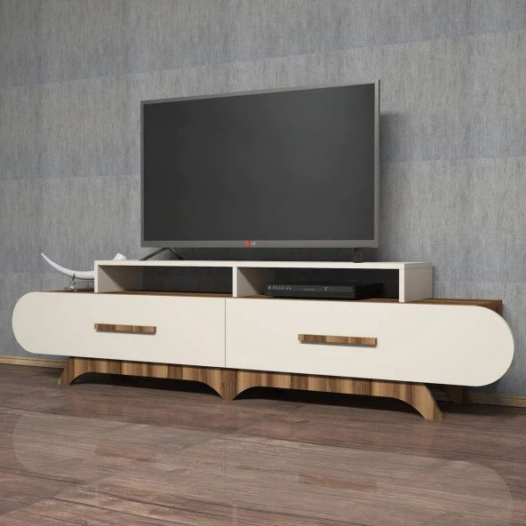 Variant Mobilya Flora Tv Ünitesi - Ceviz / Krem