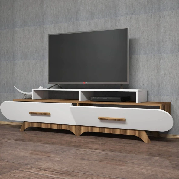 Variant Mobilya Flora Tv Ünitesi - Ceviz / Beyaz