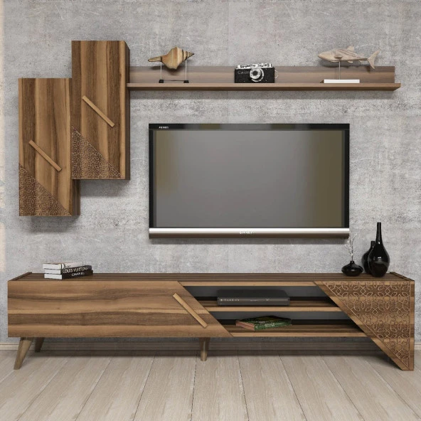 Variant Mobilya Beril Tv Ünitesi - Ceviz