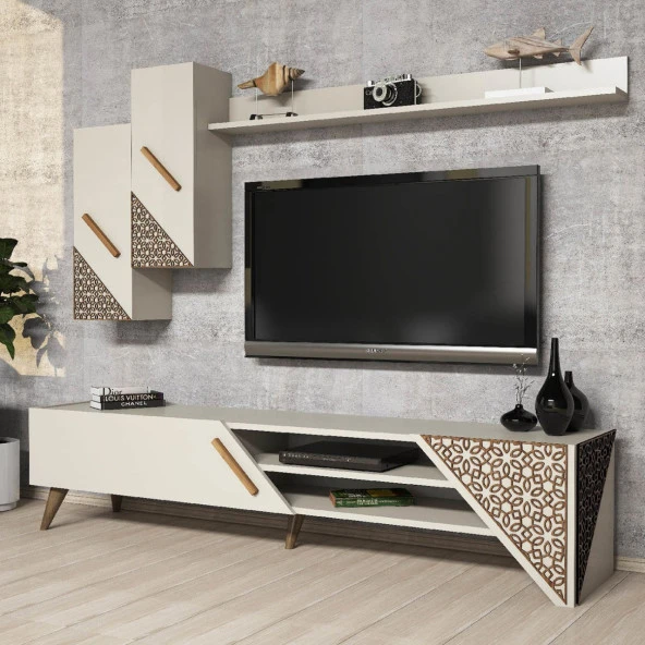Variant Mobilya Beril Tv Ünitesi - Krem