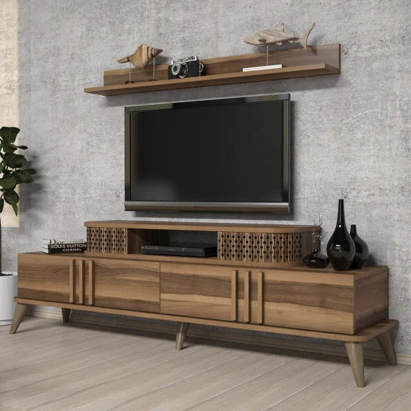 Variant Mobilya Eylül Tv Ünitesi Ve Orta Sehpa Takımı - Ceviz