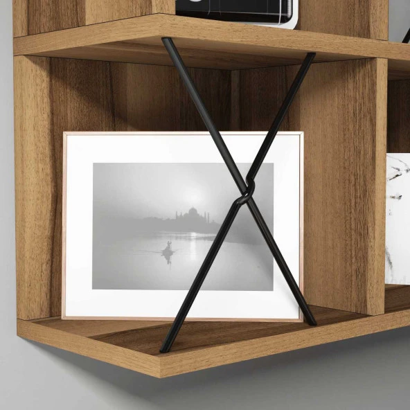 Variant Mobilya Extra Duvar Rafı - Ceviz - 2