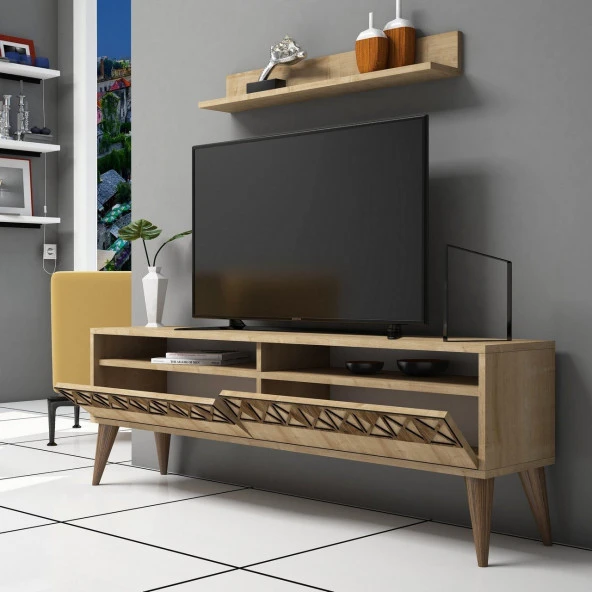 Variant Mobilya Line Tv Ünitesi - Meşe - 3