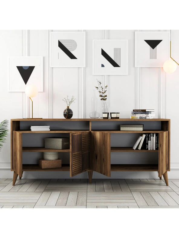Variant Mobilya Milan Konsol - Ceviz / Ceviz