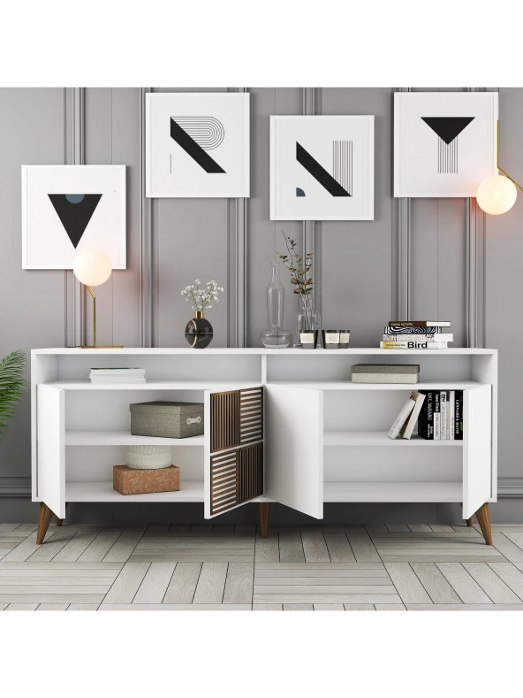 Variant Mobilya Milan Konsol - Beyaz / Beyaz