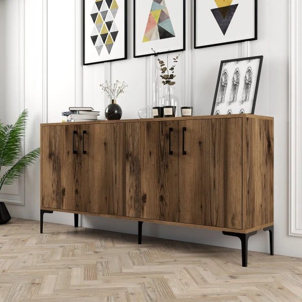 Variant Mobilya Kiev 160Cm Konsol - Ceviz / Ceviz - 3