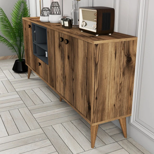 Variant Mobilya Napoli Konsol - Ceviz - 4