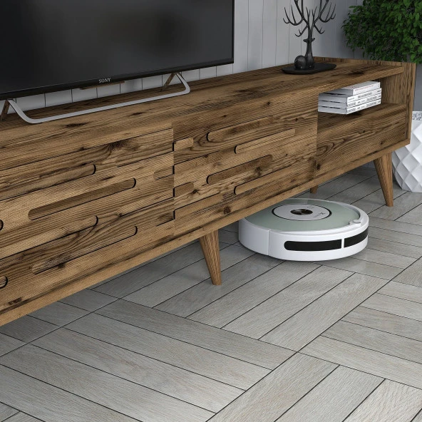 Variant Mobilya Valensiya Tv Ünitesi - Ceviz / Ceviz - Resim 4