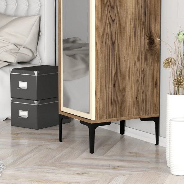 Variant Mobilya Kumsal 1 Kapılı (R) Gardrop - Lidya / Krem - 7