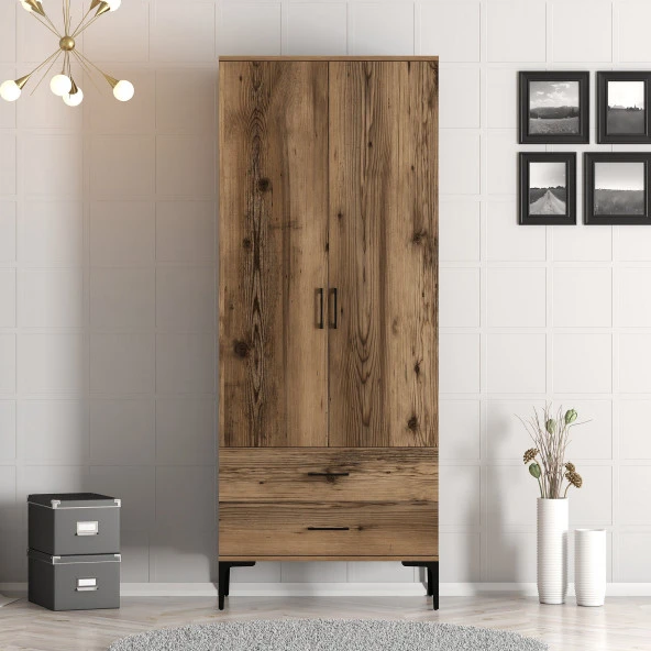 Variant Mobilya Kumsal 2 Kapılı (T) Gardrop - Lidya / Lidya - Resim 2