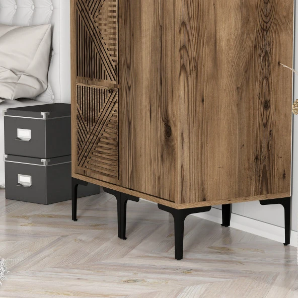 Variant Mobilya Kumsal 2 Kapılı (Ps) Gardrop - Lidya / Lidya - Resim 3