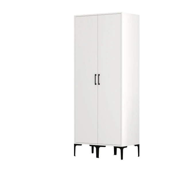 Variant Mobilya Kumsal 2 Kapılı (Ss) Gardrop - Beyaz / Beyaz - 5