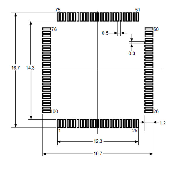 STM32F407VGT6 Microcontroller Lqfp100 Dsp Fpu Arm Cortex-M4 32 Bit Mcu 1 Mbyte Flash 168Mhz Cpu - 8