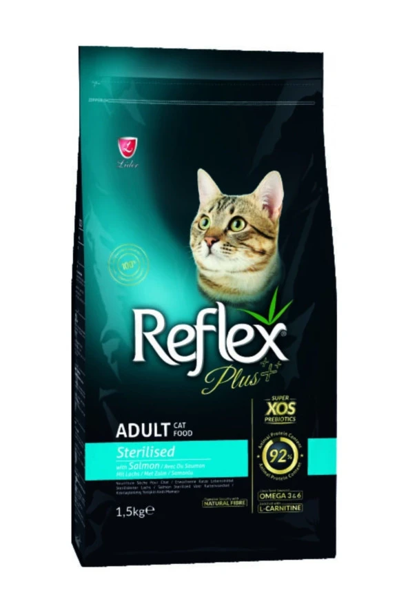 Reflex Plus Kısırlaştırılmış Somonlu Kedi Maması Sterilised 1,5 Kg