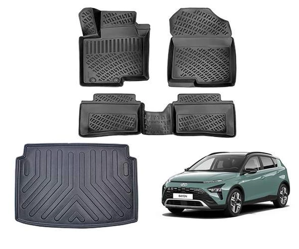 Hyundai Bayon  2021+ Rizline 3D Paspas ve Bagaj Havuzu ürün görseli