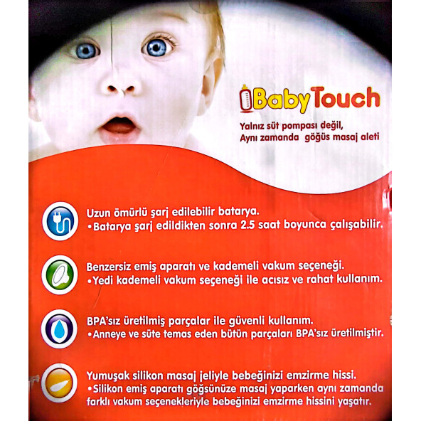 ELEKTRİKLİ SÜT POMPASI BABY TOUCH - 2