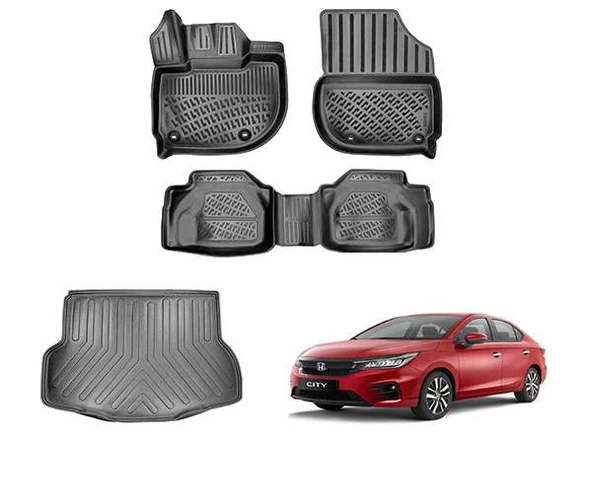 Honda City 2021+  Rizline 3D Paspas ve Bagaj Havuzu ürün görseli