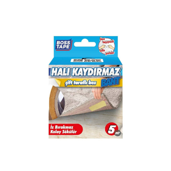 Bosstape Halı Yapıştırma- Kaydırmaz Bant 50x5MT - 2