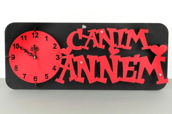 İsme Özel Canım Annem Saat
