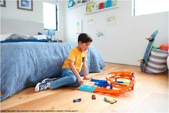 Hot Wheels Ikili Yarış ve Akrobasi Pisti HTK17 Lisanslı Ürün - 5