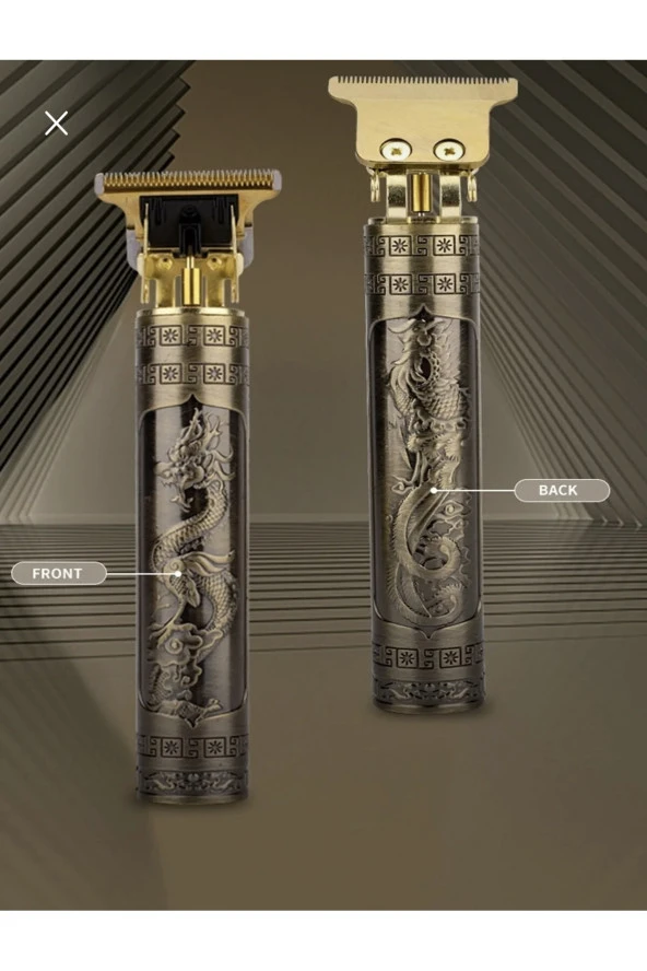 Dragon Profesyonel Saç Sakal Ense Çizim Tüm Vücut Tüyü Lazer Öncesi Tıraş Makinesi. - 4