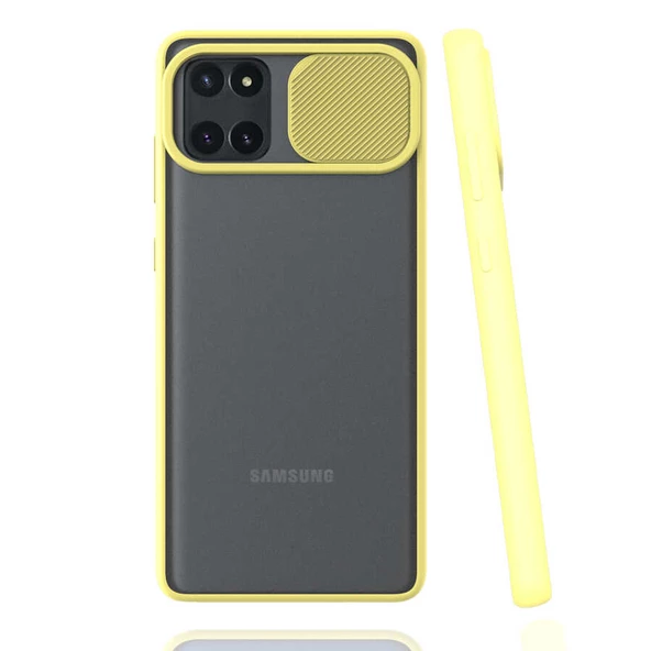 Samsung Galaxy Note 10 Lite Kılıf Kamera Kapatmalı Lensi Case