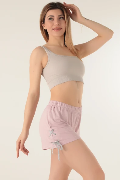 Doremi Bayan Bağcıklı Şort - Resim 9