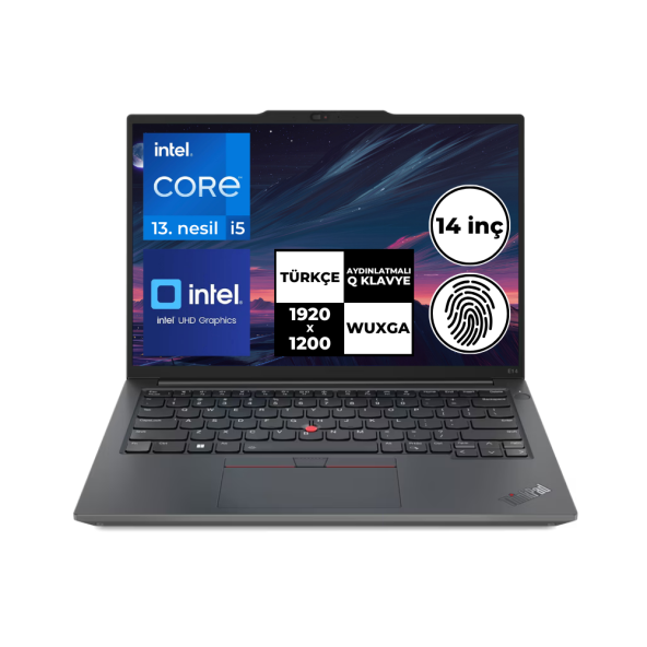 Lenovo ThinkPad E14 Gen5 i5-1335U 16 GB 1 TBSSD 14" WUXGA Windows 11 Home 21JK0003TX BT25