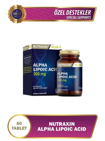Nutraxin Alpha Lipoic Acid 200 mg 60 Tablet - Resim 2