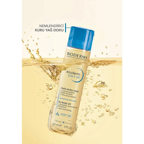 Bioderma Atoderm 2 in 1 Body Oil Nemlendirici Kuru Yağ 150 ml - Resim 4