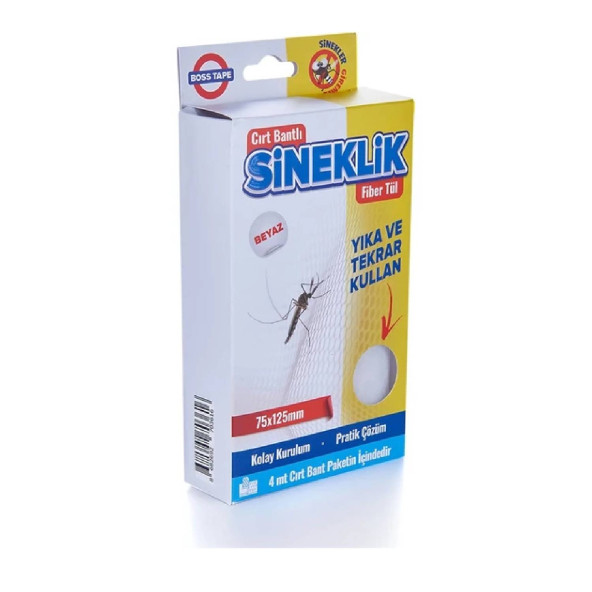 Bosstape Pencere Sineklik Cırt Bant 75MMX125MM - 2