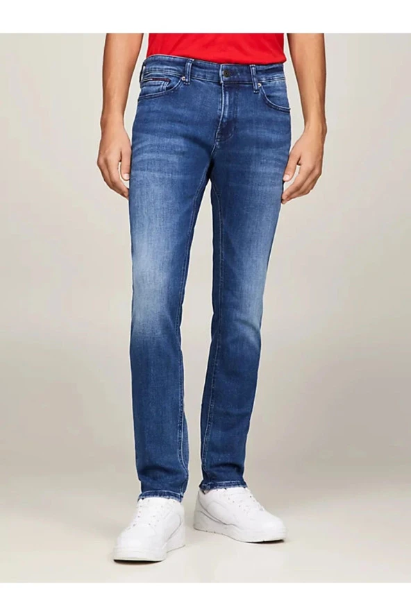 Erkek Denim Taş Yıkama Scanton Kot Pantolon - 3