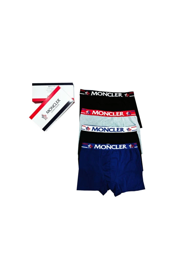 4 "Lü Monchler Model Erkek ,Boxer Set %100 Pamuklu/Rahat Kalıp - 5