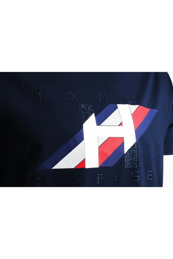 Erkek Savarovski Stone Denim T-shirt - 3