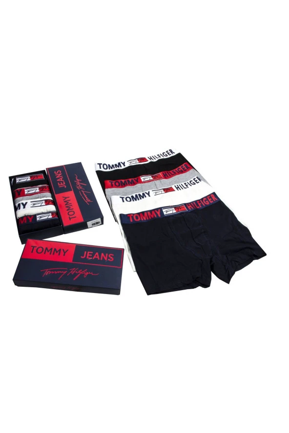 4"Lü Erkek Boxer Set Soft Pamuklu/Rahat Kalıp - 2