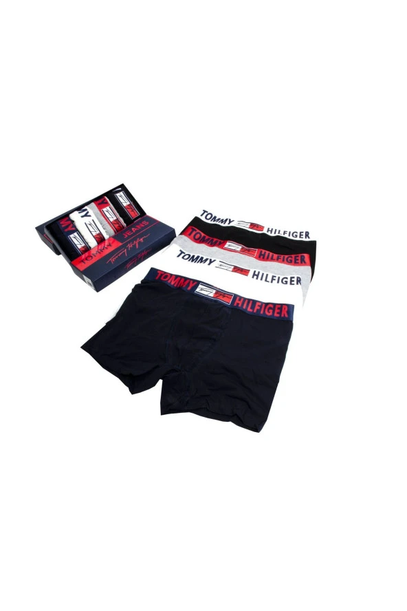 4"Lü Erkek Boxer Set Soft Pamuklu/Rahat Kalıp - 3