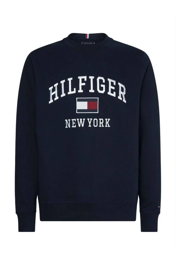 Erkek Varsıty Sweatshırt 0 Yaka// //KOYU //LACİVERT - 5