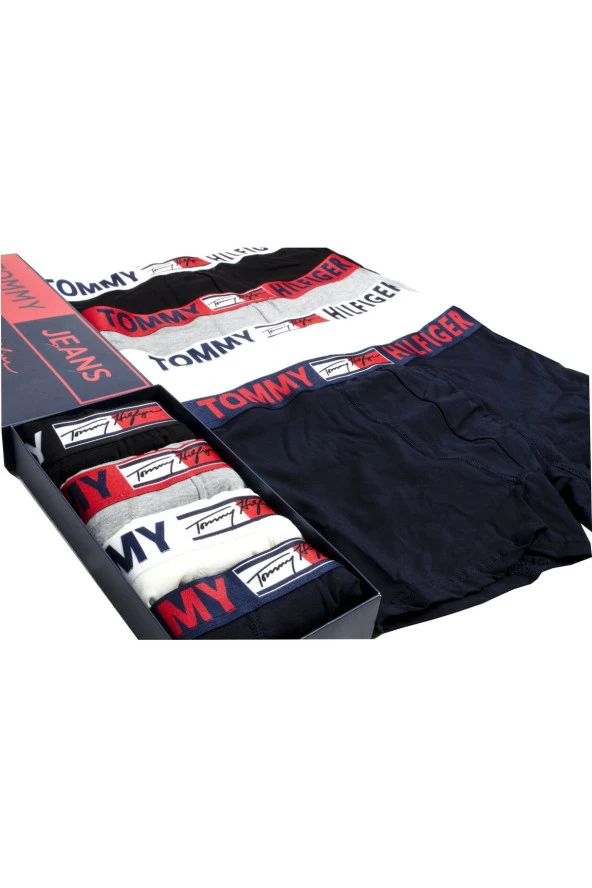 4"Lü Erkek Boxer Set Soft Pamuklu/Rahat Kalıp - 4