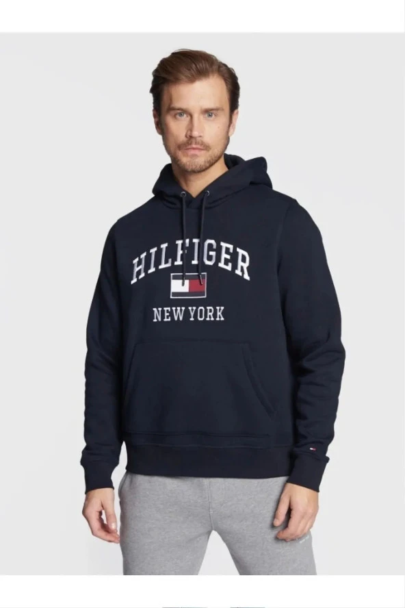Erkek New York Kapşonlu Sweatshirt