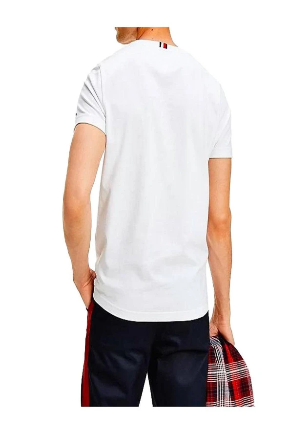Tommy Hilfiger Regular Fit T-shirt Four Flags Bianco - 4