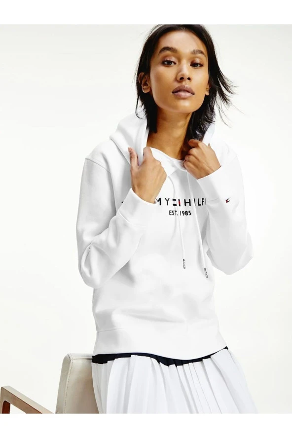 Tommy Hilfiger Kadın Geniş Kalıp Sweatshirt - 3