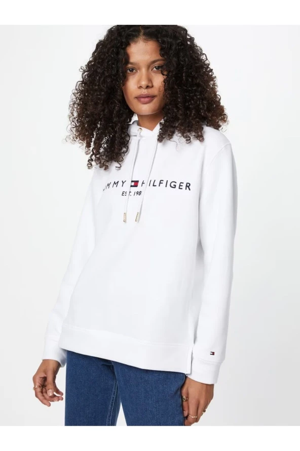 Tommy Hilfiger Kadın Geniş Kalıp Sweatshirt - 5