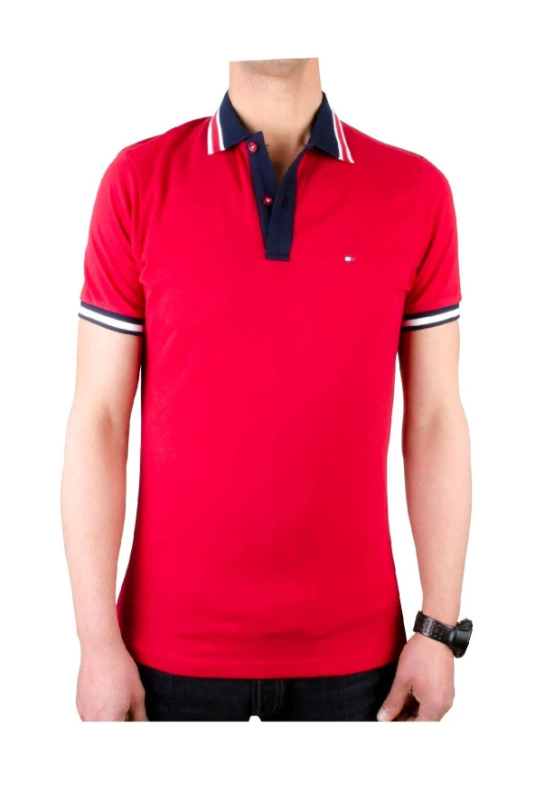Regular Fit Erkek Kontrast Polo T-shirt - 2