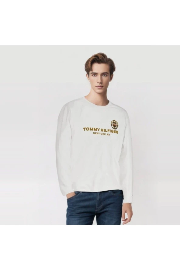 EMBORİED LOGO SWEATSHİRT