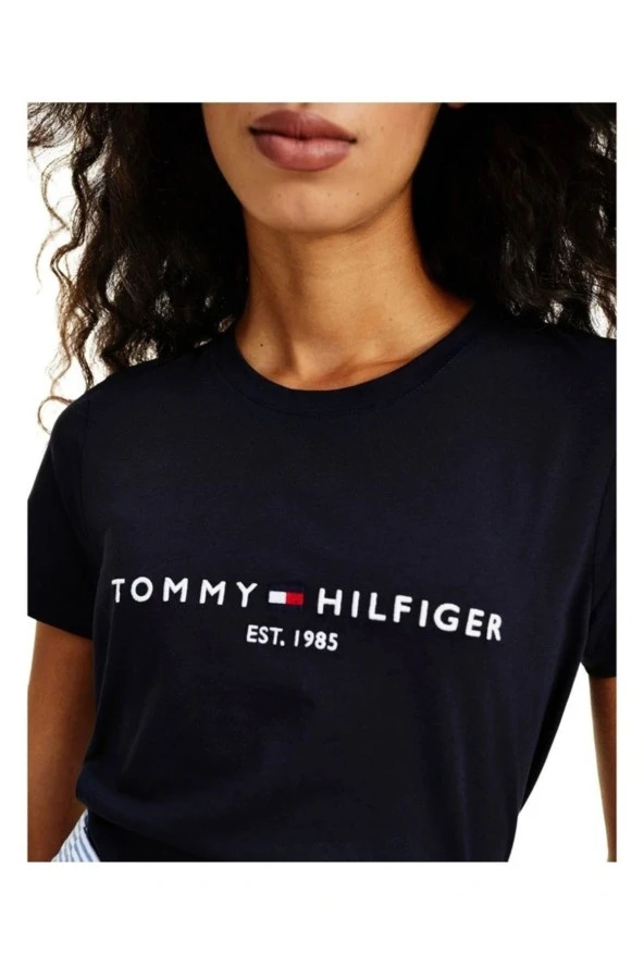 Logo Crew Neck Organik Pamuk T-shirt - 3