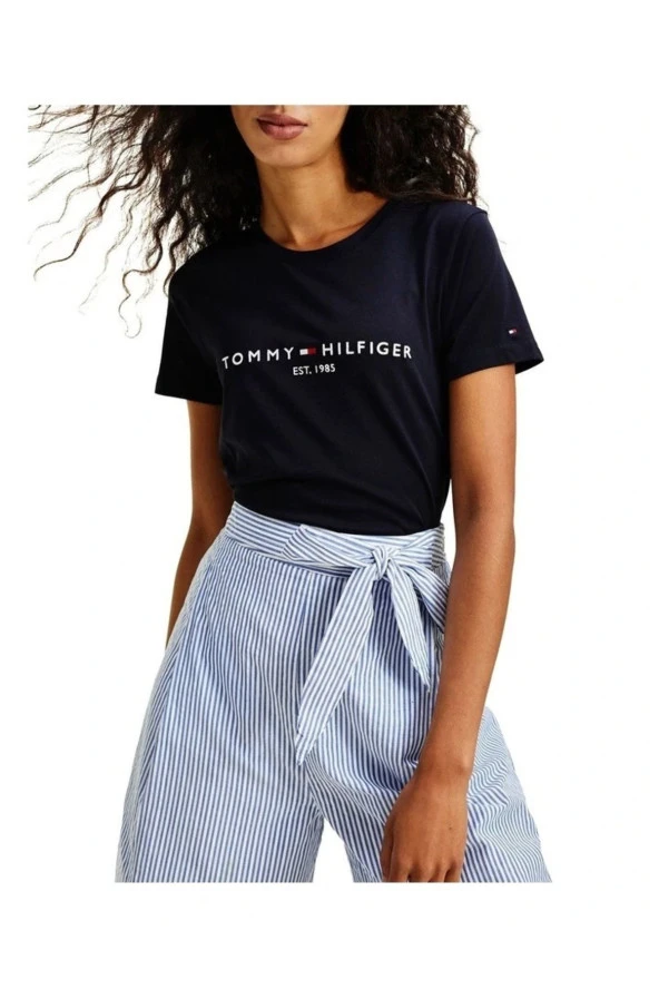 Logo Crew Neck Organik Pamuk T-shirt