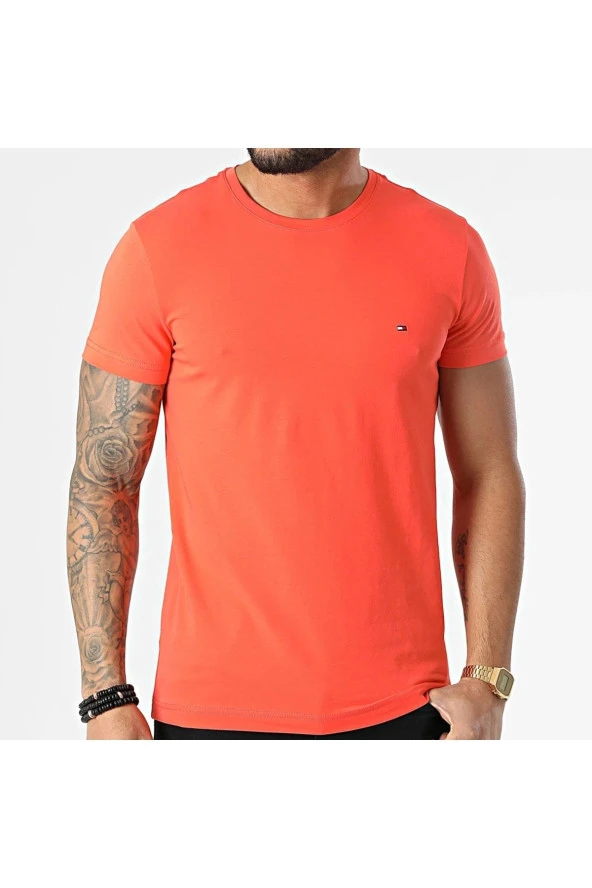 Basic T-shirt Stretch Slım Fıt Tee - 3